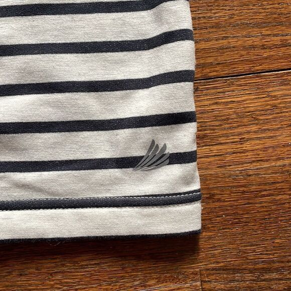 Free Country Free2b Long Sleeve Striped Sweatshirt Dress - Picture 4 of 6